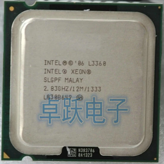 For Intel L3360 CPU Processor (2.83Ghz/12M/1333) LGA 775 free shipping