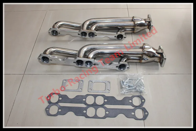 

FOR CHEVY SMALL BLOCK 283-400 CID T3 PERFORMANCE TURBO CHARGER MANIFOLD EXHAUST