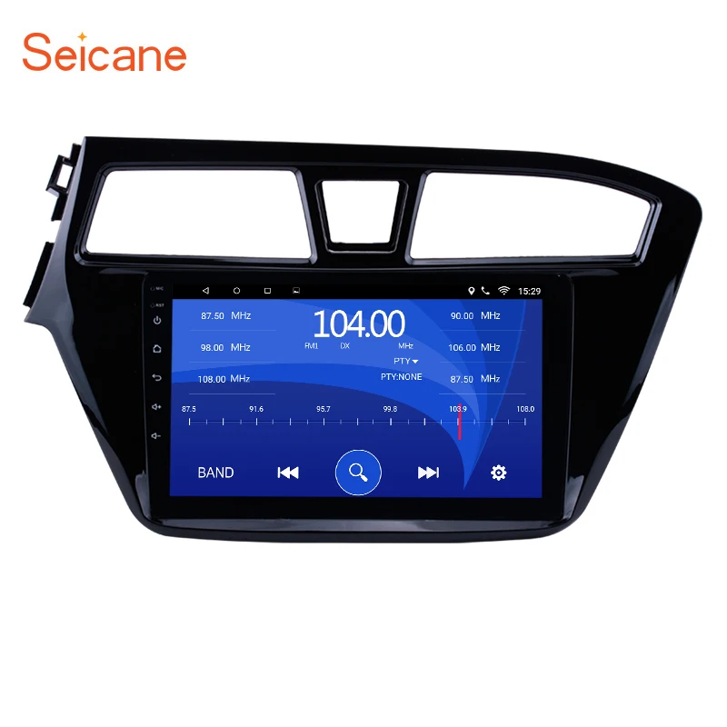 

Seicane 9 inch Quad-core Android 6.0 Radio Car GPS Multimedia Player for 2014 2015 HYUNDAI I20 Left Hand Drive with SWC Wifi