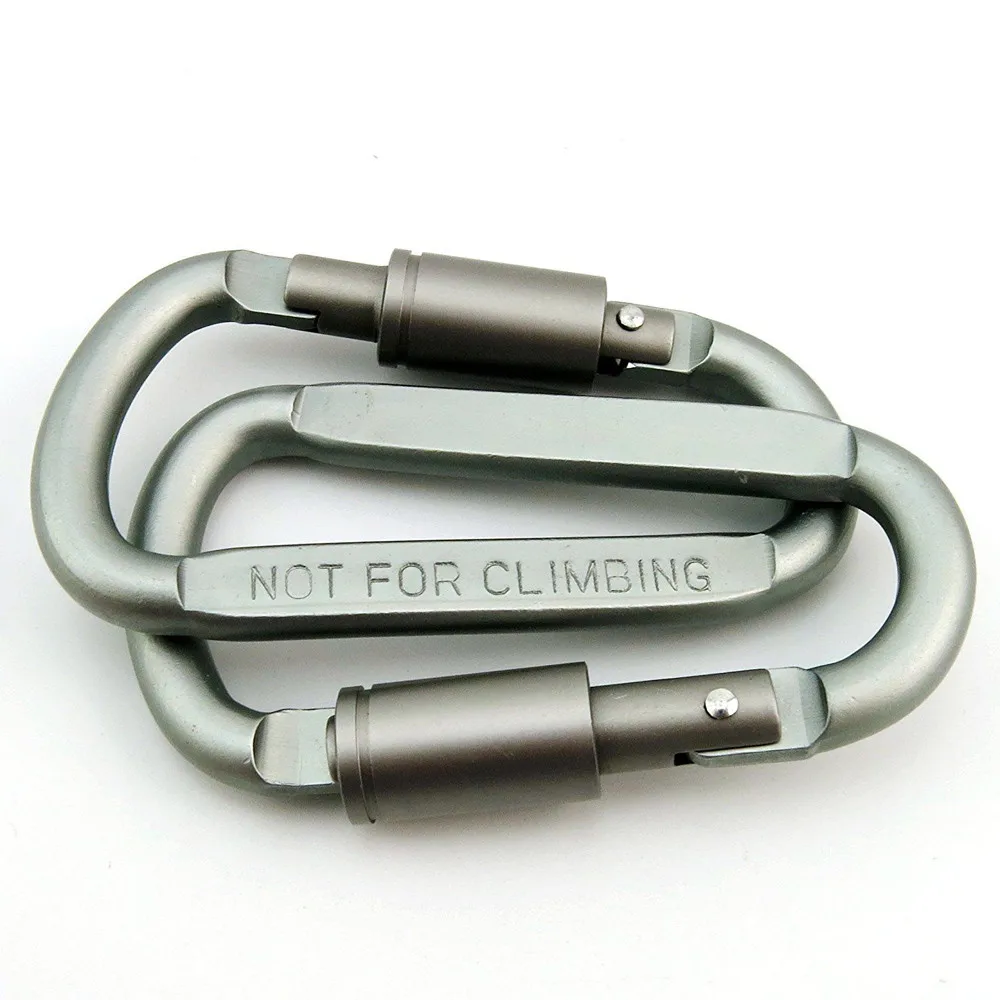 

Carabiner Hard Aluminum Alloy Outdoor Buckle Carabiner D-Ring Keychain Clip Hook Outdoor Multi-function carabiner for keys #2W