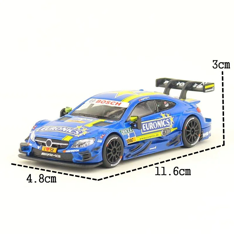 RMZ город/1:43 Масштаб/литая модель игрушки/DTM c-класс AMG Супер спортивный гоночный автомобиль/образовательная Коллекция/подарок для детей