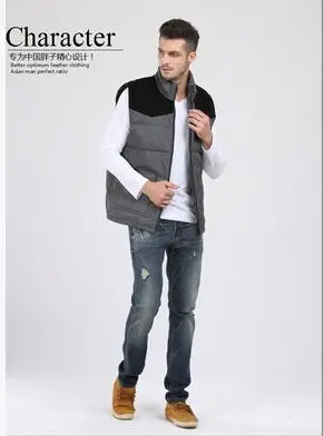 Высокое качество супер большой пуховый жилет Мужская куртка модная теплая зимняя стоит денег большой мужской плюс sizeXL-7XL 8XL9XL10XL11XL12XL13XL - Цвет: dark gray