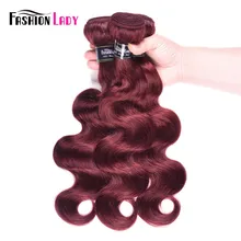 Модные женские предварительно цветные малазийские объемные волнистые пучки Натуральные Рыжие волосы плетение 99j пучки 3 шт. не Реми