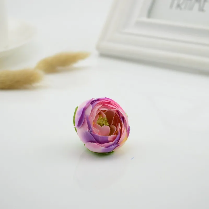 10 шт. шелк чайная роза искусственные цветы для дома поддельные невесты букет свадебный автомобиль декоративные цветы ремесленных DIY ВЕНОК материал