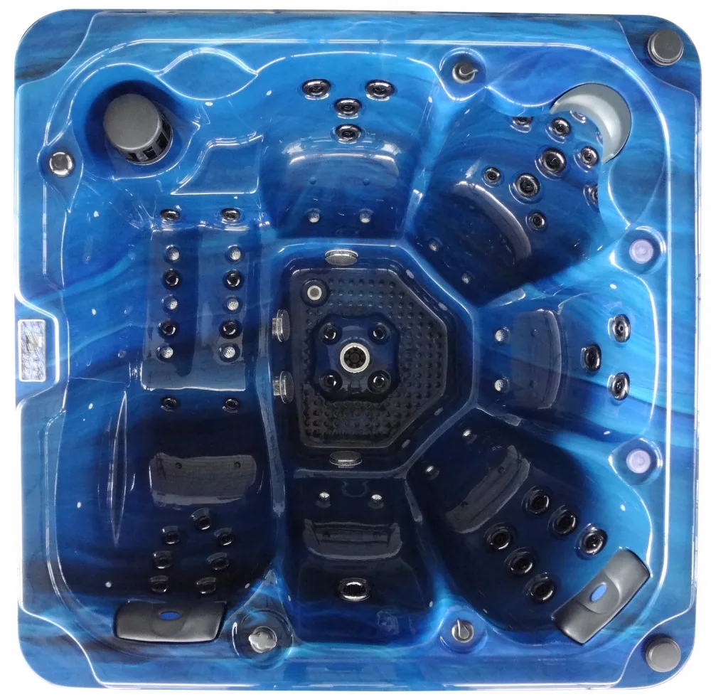 102 Hot sale in ground hot tub for 6 person with 1 loungerhot tub sale