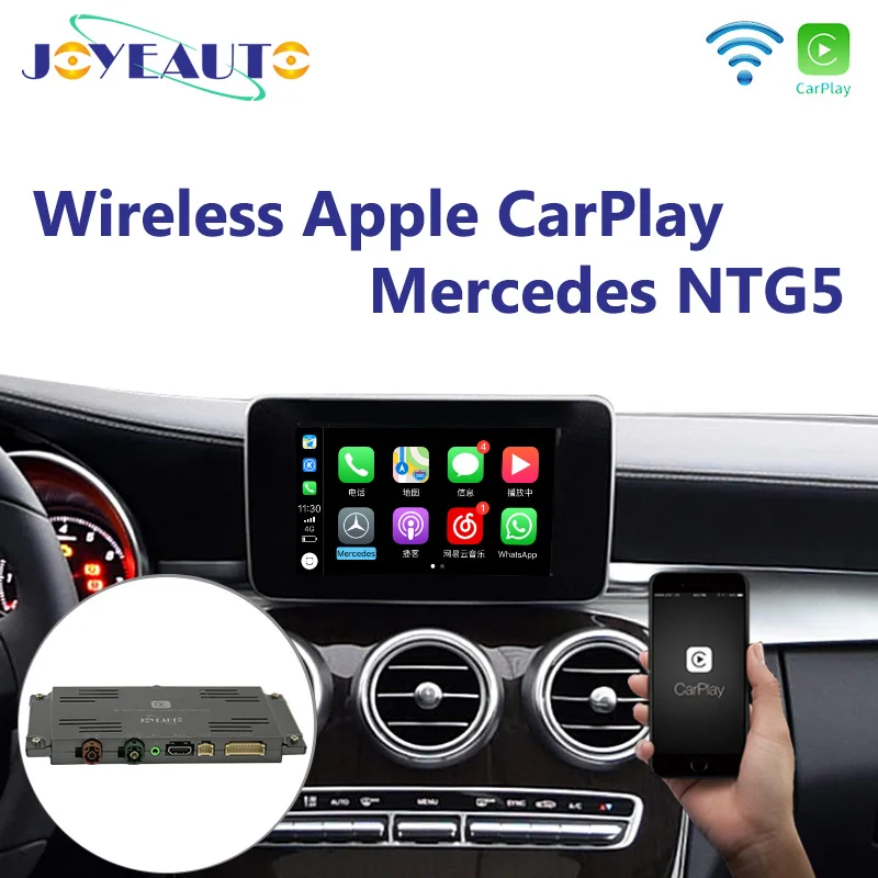 Discount Joyeauto Wireless Apple Carplay for Mercedes A B C E G CLA GLA GLC S Class Car play Android Auto/Mirroring 2015-2019 NTG5 W205 0 Discount Joyeauto Wireless Apple Carplay for Mercedes A B C E G CLA GLA GLC S Class Car play Android Auto/Mirroring 2015-2019 NTG5 W205 0