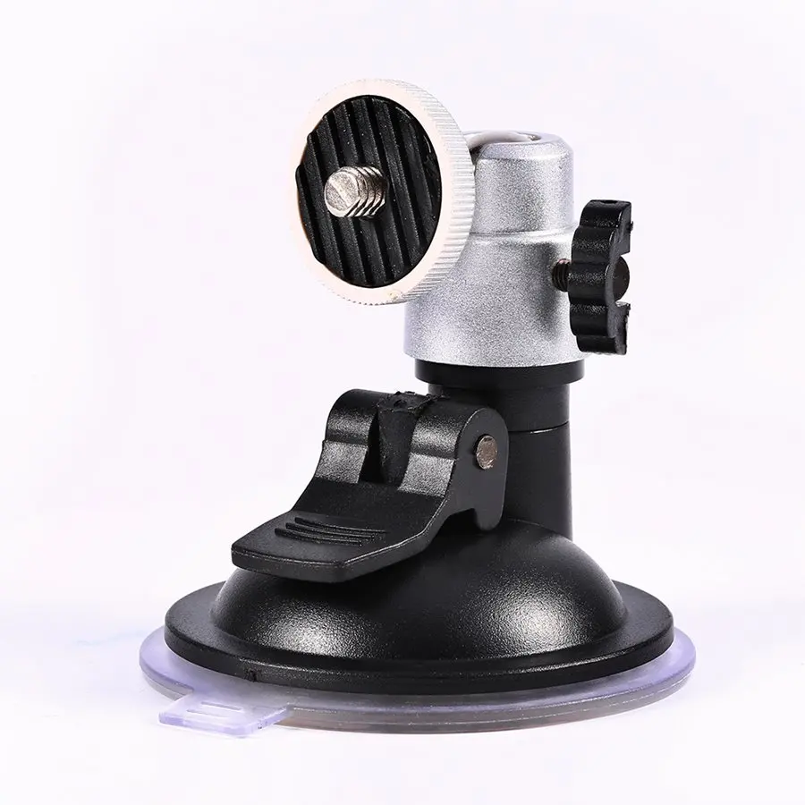 

Windshield Suction Cup 1/4 Ball Head Mount Holder is Convenient for Camera/Vedio DVR Recorder/GPS Navigation High Quality