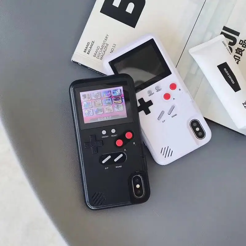 

20pcs/Full color display classic game phone case for iPhone Xs Max Xr X TPU stand XS Max game case for iPhone 6 7 8 Plus Max Xr
