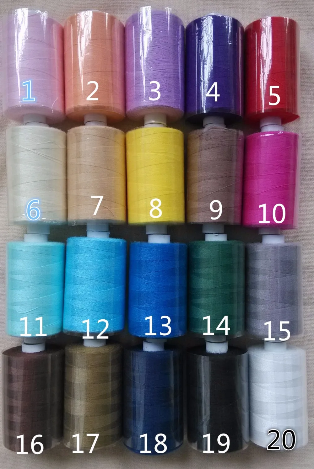 20 colors details