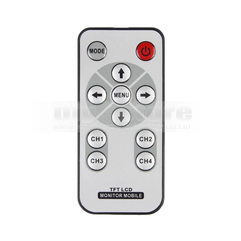 DIYSECUR 4CH 4PIN DC12V 24V 10 дюймов 4 Сплит четырехъядерный ЖК дисплей цветной видео монитор