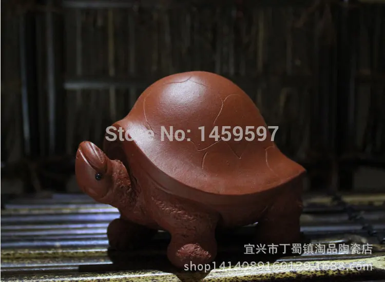 Yixing Interesting tea pet decoration crafts gift set zisha handmade petGeneral Large turtle | Дом и сад