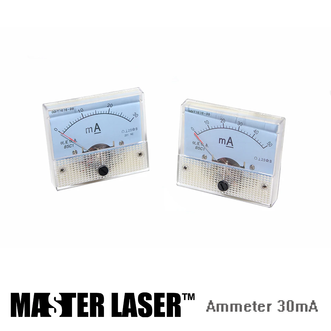 40 Вт 60 80 CO2 лазерная режущая машина DIY часть 30mA амперметр|ammeter| |
