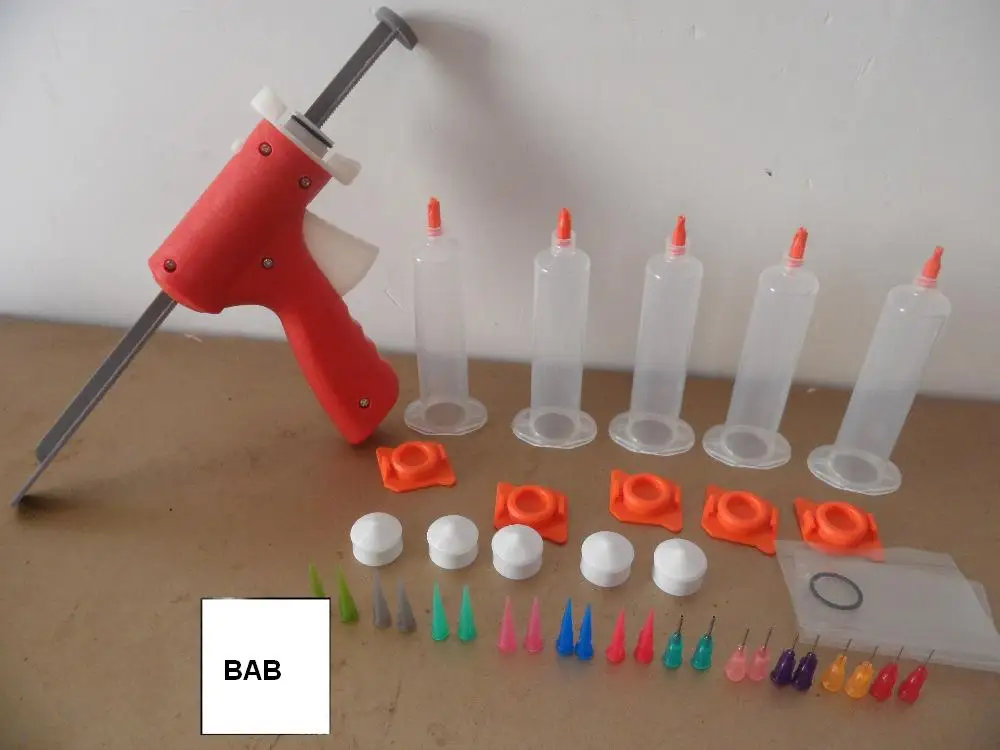 30ML manual syringe gun Dispenser dispensing single liquid glue gun