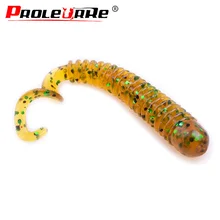 10 шт. джиг мягкий воблер приманка силиконовая приманка червь рыболовные приманки 65 мм 1,8 г привлекательные креветки запах соли поворотные снасти для ловли окуня