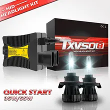 HESITE H13 Socket 35W 55W Xenon Headlights HID Bixenon Bulbs 12V Auto Car Accessories Slim Ballast Kit 4300K 5000K 6000K-12000K