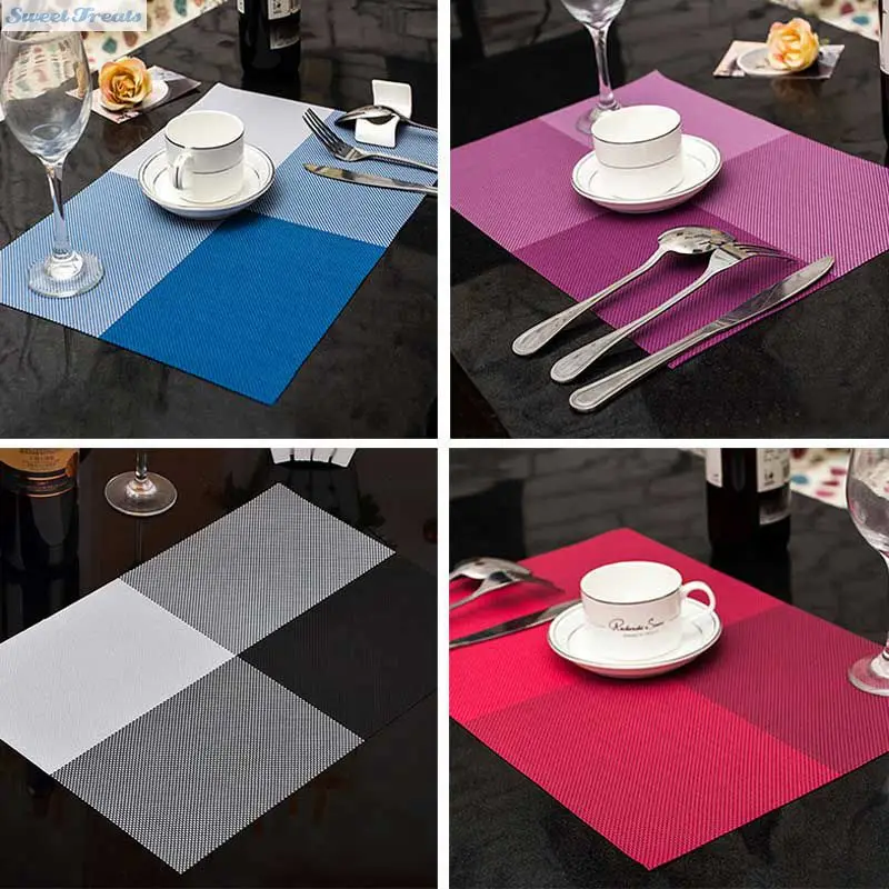 New-Fashion-PVC-Dining-Table-Placemat-Europe-Style-Kitchen-Tool-Tableware-Pad-Coaster-Coffee-Tea-Place (2)