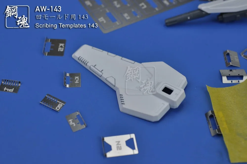 Травление частей для Gundam Scribing шаблоны AW143 фото-травленые листы(PE) принимаются оптом