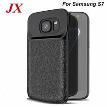 Для samsung Galaxy S7 Батарея чехол 4700 мА/ч, Батарея Зарядное устройство чехол Capa Мощность банка для samsung S7 Батарея чехол