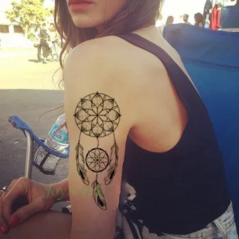

Waterproof Temporary Tattoo sticker dreamcatcher dream catcher tatto stickers flash tatoo fake tattoos for girl