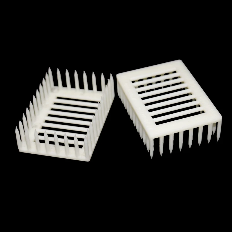 

10 Pcs New Type King Bee Cage King Pin Cage Plastic King Cage Wang Buckle Cover Beekeeping Hive Equipment