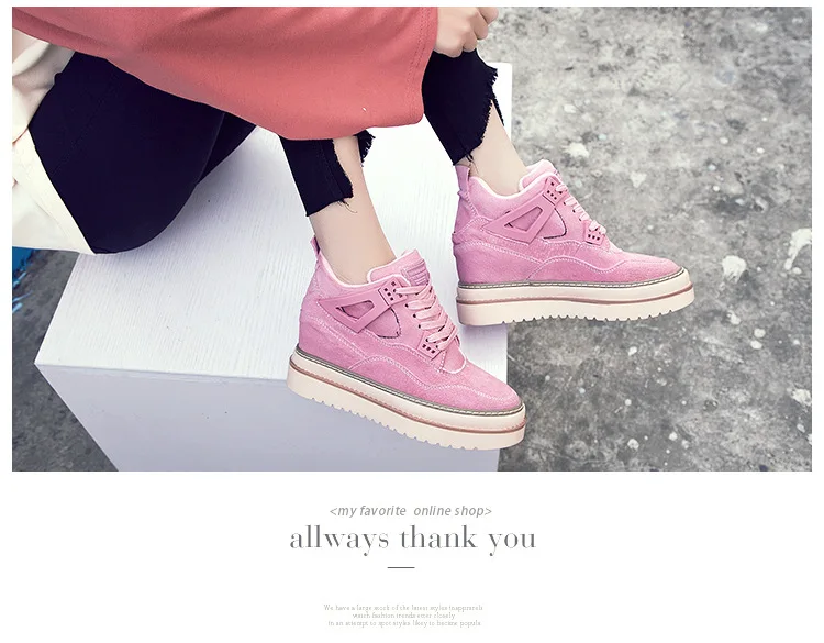 SWYIVY Chaussures Femme Platform Snow Boots Increased Wedge Women Winter Boots Fashion Winter Ankle Boots For Women Shoes