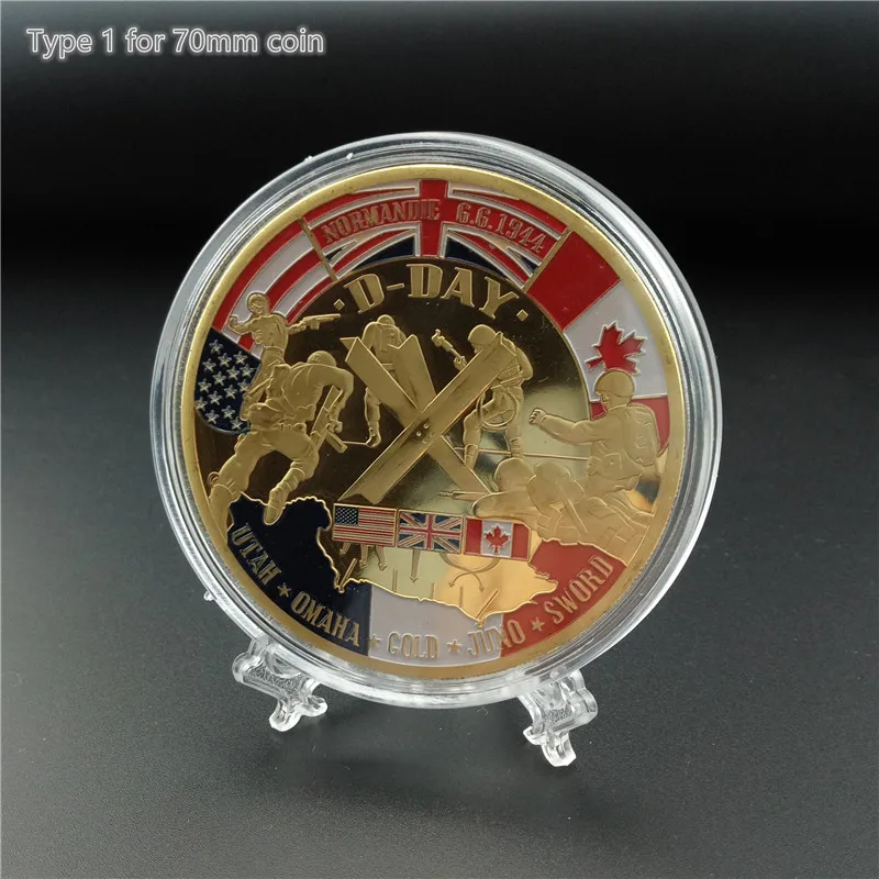 Type 1 for 70mm coin