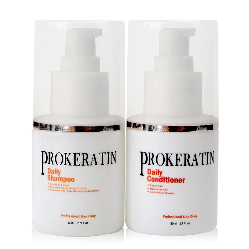 

Best Selling DIY At Home Pro Keratin Treatment Daily Care Hair Shampoo and Daily Conditioner Moisturizing Smooth and Shine Hair