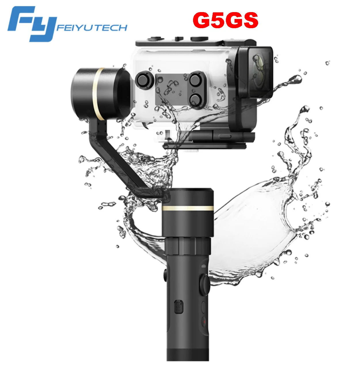 FeiyuTech Feiyu G5GS карданный 3-осевой Ручной Стабилизатор для sony AS50 AS50R sony X3000 X3000R Камера брызговик для 130 г-200 г