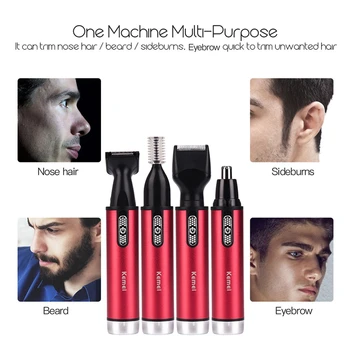 

Kemei Trimer Rechargable Hair Clipper Electric Shaver Beard Face Eyebrows ShavingTondeuse Cheveue Trimmer Safe Bartschneider 301