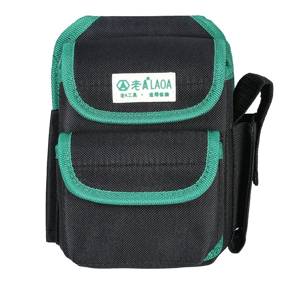

LAOA Professional Storage Waist Work Bag Pouch Electrician Pouch Square Tool Bag Storage Tool Bag with Tool Belt