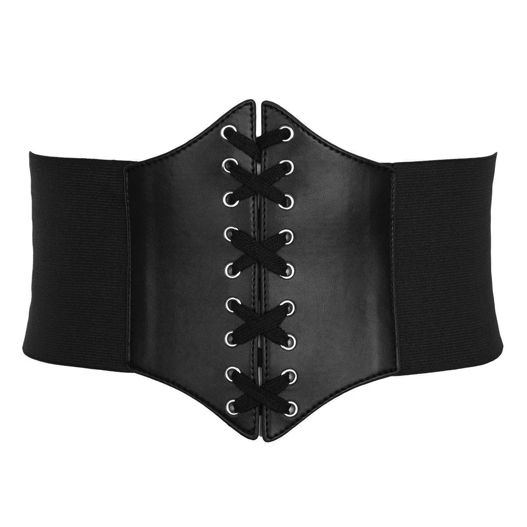 Модный дизайн широкие ремни для женщин бандажные кожаные ремни корсет эластичный пояс для похудения Пояс широкий пояс аксессуары