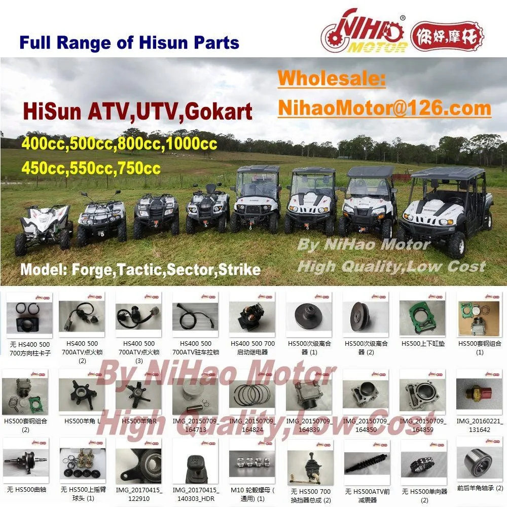 3 HISUN ATV UTV Parts Full Set Gasket 500cc HS400 HS500 HS700 HS800 Quad