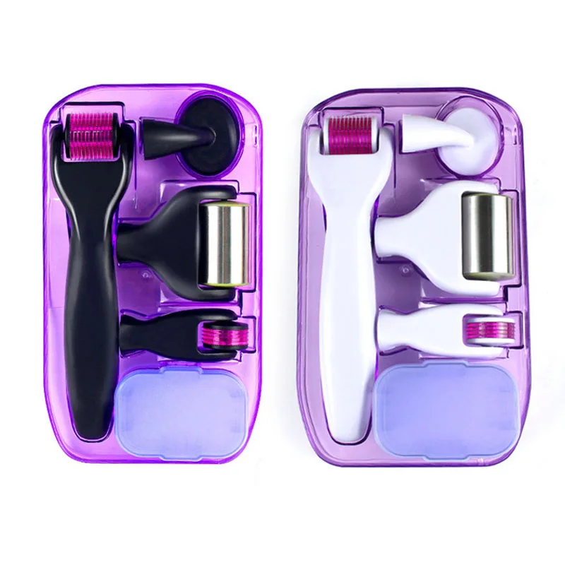 

DRS 6 in 1 Micro-needle Roller Medical Therapy Skin Care Tool Titanium Mezoroller Dermaroller for skin care/Hair Loss Treatment