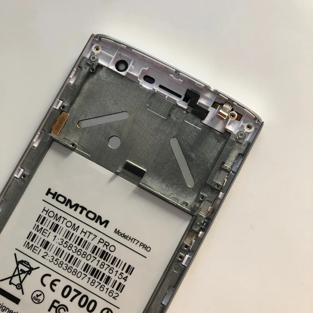 Используется оригинальный Homtom HT7 pro Сенсорный экран и ЖК дисплей + рамка для HOMTOM Pro
