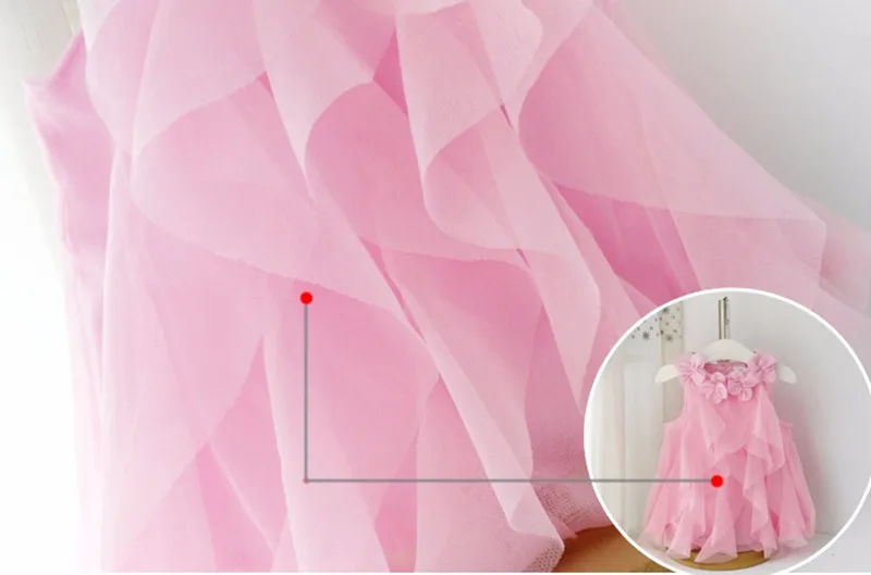 2018 Baby Girls Dress Summer Sleeveless Chiffon Dress Infant Birthday Party Dresses for Girl Clothes with Headband Vestidos