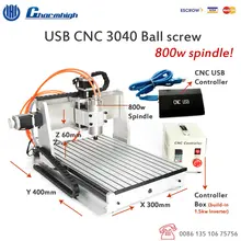 USB контроллер USB CNC3040Z фрезерный станок с ЧПУ 3040 CNC3040 гравировальный станок с ЧПУ 800 Вт мотор шпинделя+ 1,5 кВт VFD 110 В/220 В