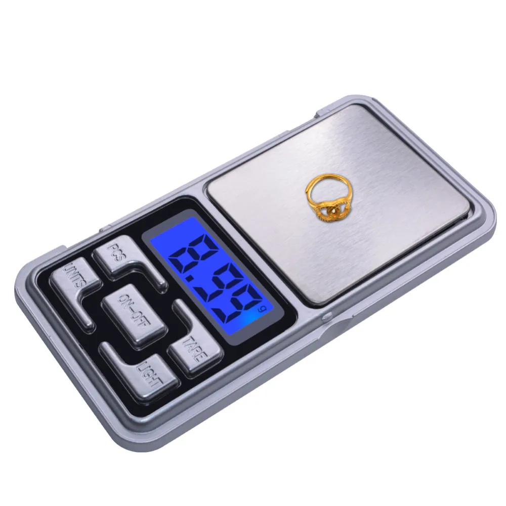 

Yieryi Mini LCD Electronic Weight Scale 0.01 High Precision Digital Pocket Scale Jewelry Scale 100g / 200g / 300g / 500g