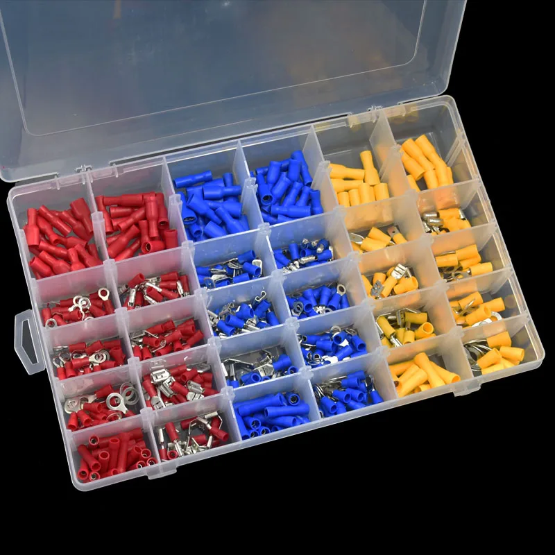 Rammus Assorted Insulated Terminals Electrical Crimp Connector Spade