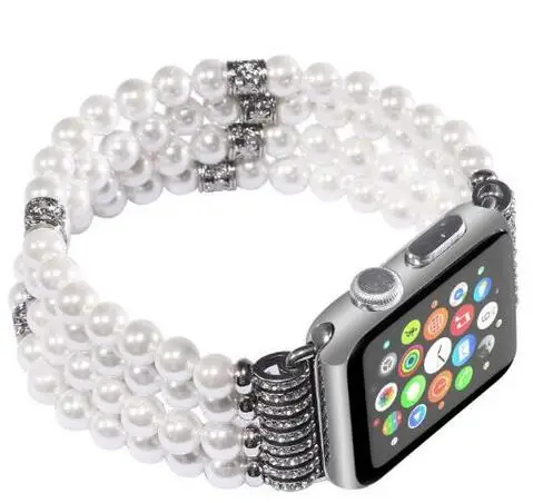Ремешок для часов apple watch 38 мм 42 40 44 серия 4 1 2 3 роскошный дизайн агата ремешок iwatch
