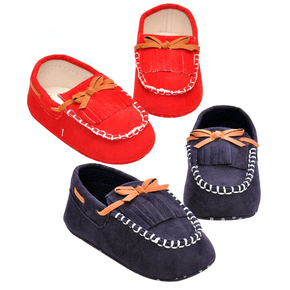 Tassels 2 Color Baby Shoes Newborn Shoes Soft Infants Crib Shoes