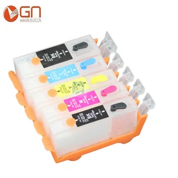 

GN 1lot For Canon MG5150 MG5250 MG5350 MG 5150 MG 5250 MG5350 Printer Ink Cartridges Refillable PGI-525 PGI525 for canon pgi 525