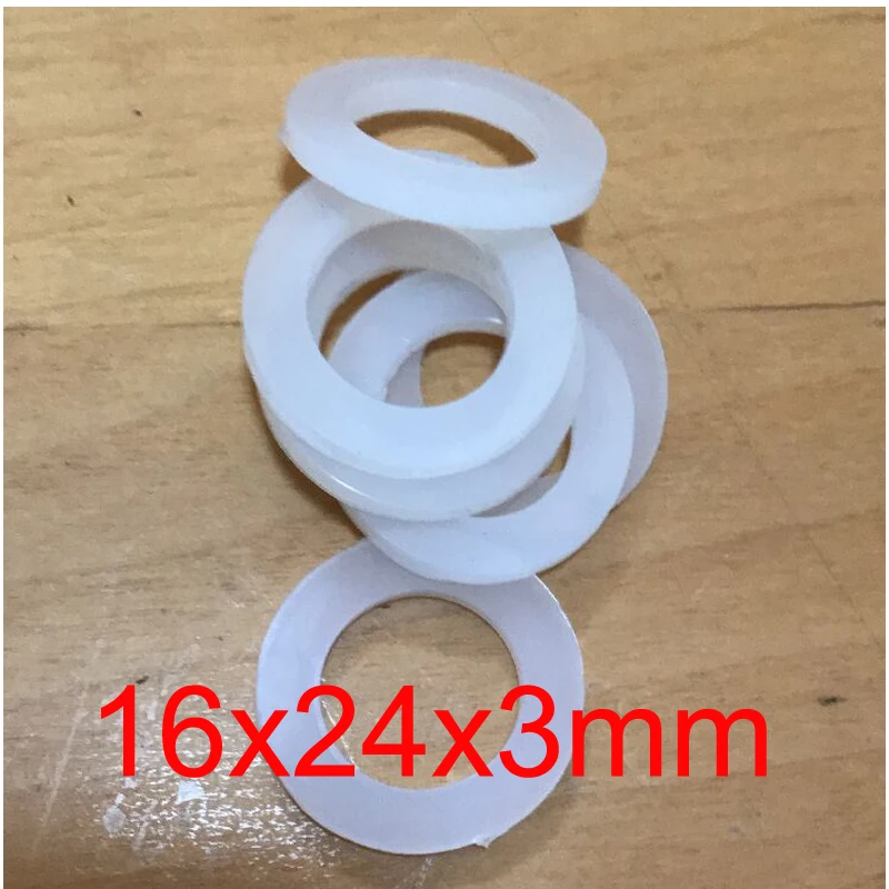 20pcs silicone rubber flat gasket o ring seal water hose plumbing