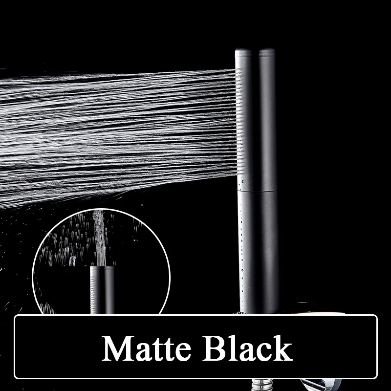 Matte Black Uythner Латунь Биде душевая головка портативный биде опрыскиватель Портативный туалет спрей анус Анальная Чистка душ здоровье гигиенический душ - Цвет: Matte Black