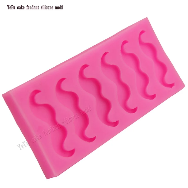 3D Bajusz Szilikon Penész Torta Dekoráció, Cukorcraft Csokoládé Cukorka Gyanta Ínypaszta Scrapbooking F0842 - Image 3