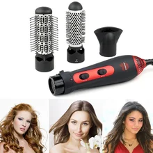 3 в 1 Профессиональный фен-щетка набор Многофункциональный стайлер для укладки волос бигуди утюжок для волос Расческа горячий аэрограф в наборе