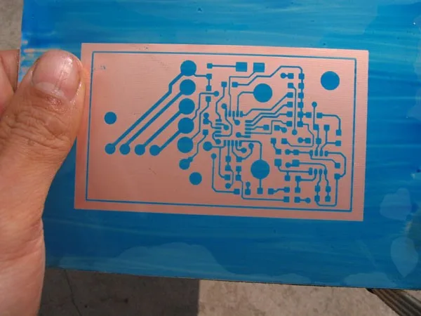 Photoresist анти-травление синие чернила краски для DIY PCB сухая пленка Замена 2 заказа 100 г