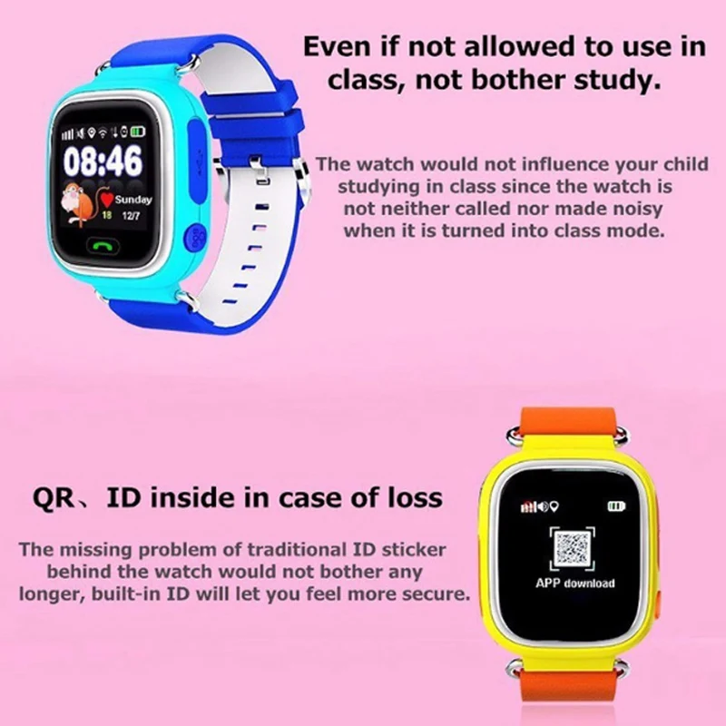 

brand Q90 android smart watch/GSM GPRS GPS Tracker Anti-Lost mobile watch phone