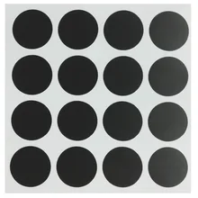 " дюймовые круглые этикетки для меловой доски-многоразовые наклейки для меловой доски и хранения для баночек, специй, вечеринок, рукоделия 96 штук