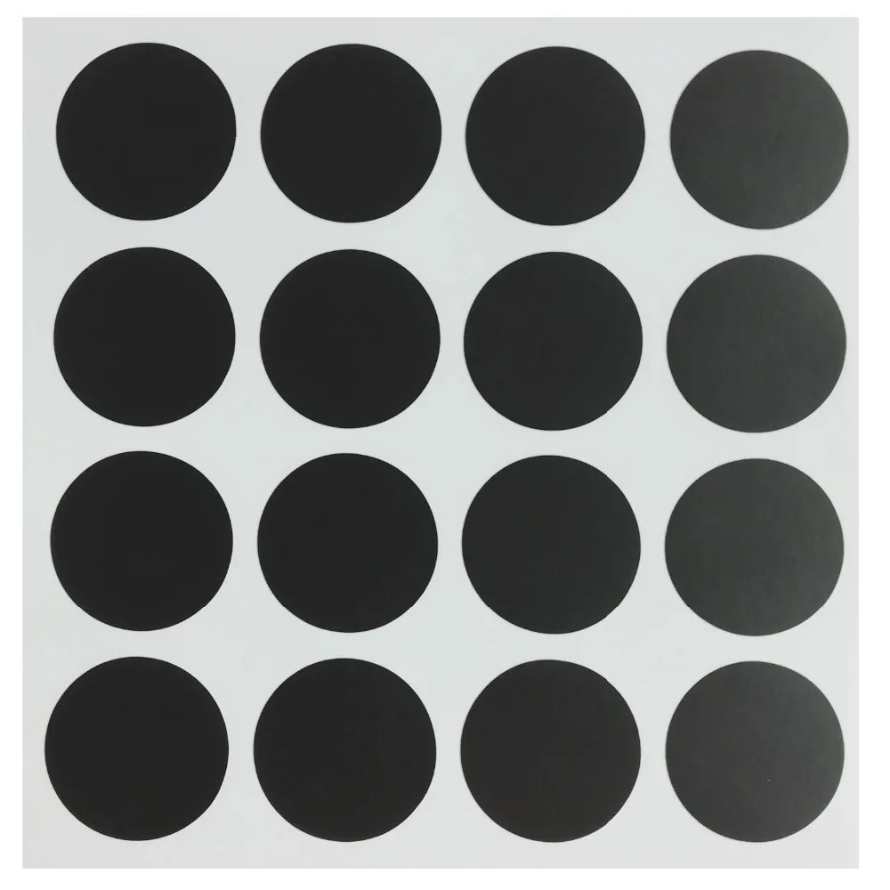 

1" inch Round Chalkboard Labels - Reusable Chalkboard Dot Pantry and Storage Stickers for Jars, Spice,Parties, Craft 96 Pieces