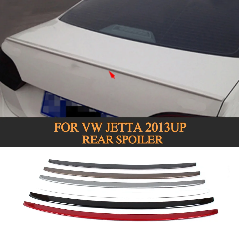 Задний багажник спойлер крыло багажника для VW jetta 2013UP красный серый черный белый серебристый бежевый ABS